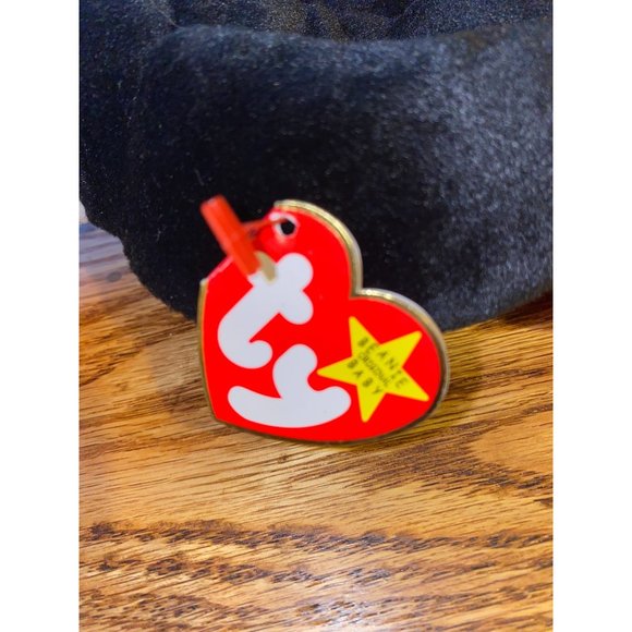 1997 Ty Puffer Beanie Babies Puffin PE Pellets Vintage Tag Errors Red Yellow Bla - Picture 5 of 10